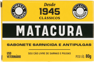 Sabonete Matacura Sarnicida e Antipulgas 80g