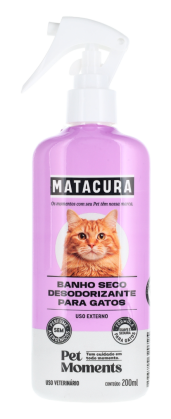 Spray Banho Seco Desodorizante Para Gatos